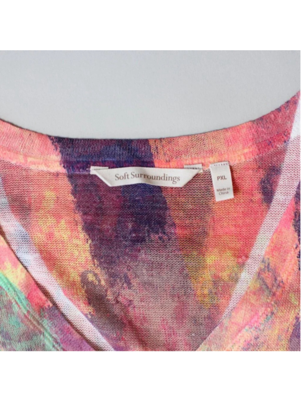SOFT SURROUNDINGS Multicolor Abstract Sweater - Picture 2 of 4